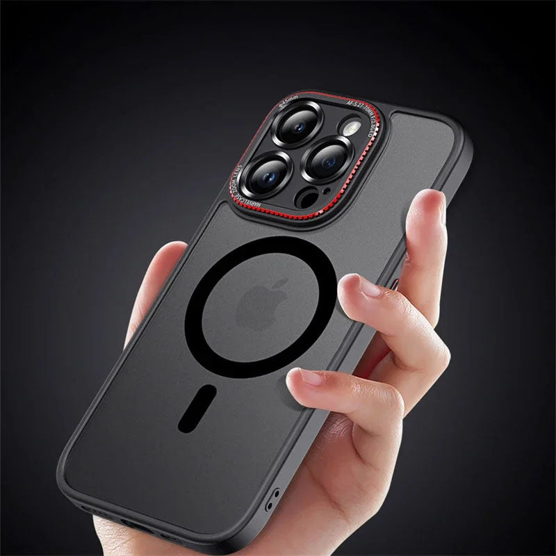 Capa para iPhone com MagSafe e Proteção nas Lentes Premium