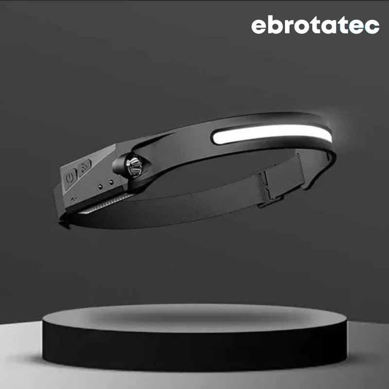 Lanterna de cabeça com sensor USB - SmartLight EBR™