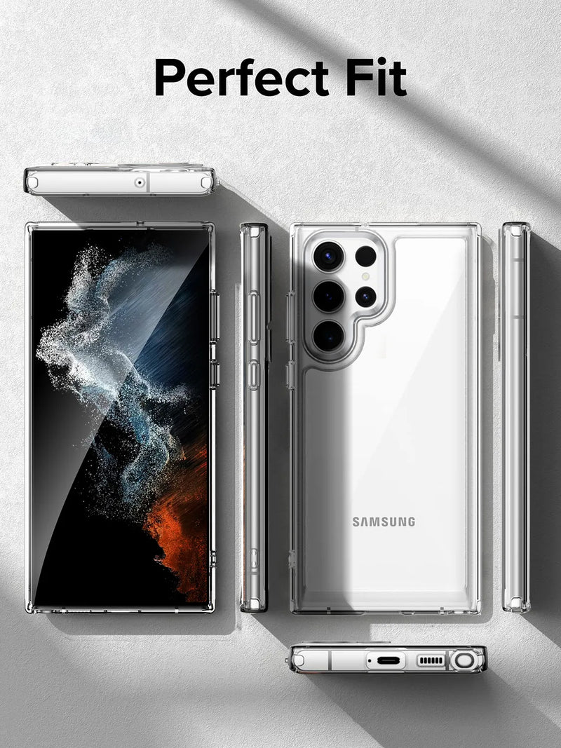 Capa Samsung Galaxy Slim de Silicone Transparente (S22 e S23)
