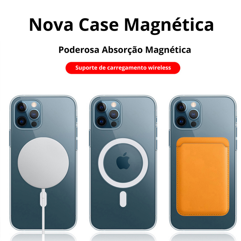 Capa iPhone Transparente com MagSafe